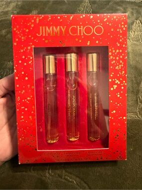 Jimmy Choo Red Travel Spray Trio -I want choo